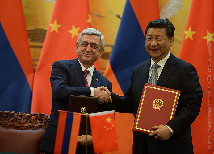 Հայաստանն ու Չինաստանը հարաբերությունների զարգացման հռչակագիր են ստորագրել