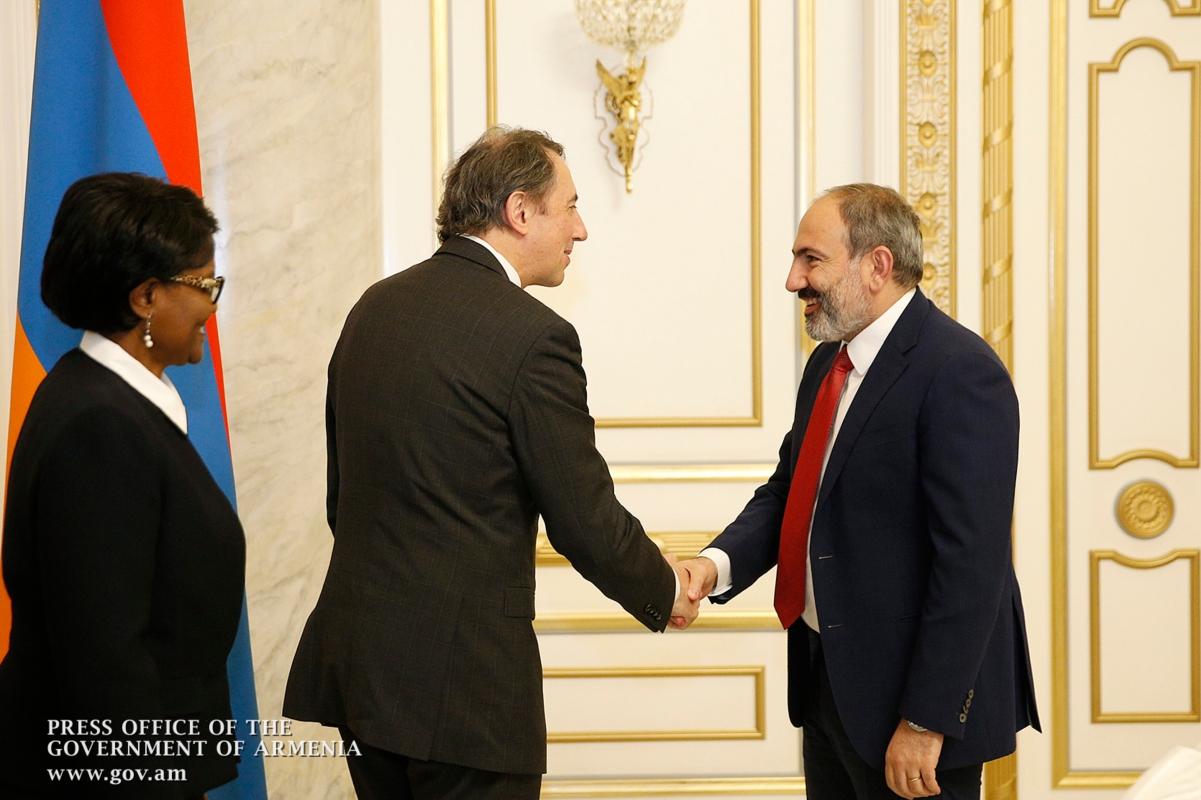 Փաշինյանն ընդունել է Համաշխարհային բանկի Եվրոպայի և Կենտրոնական Ասիայի հարցերով փոխնախագահ Սիրիլ Մյուլերին