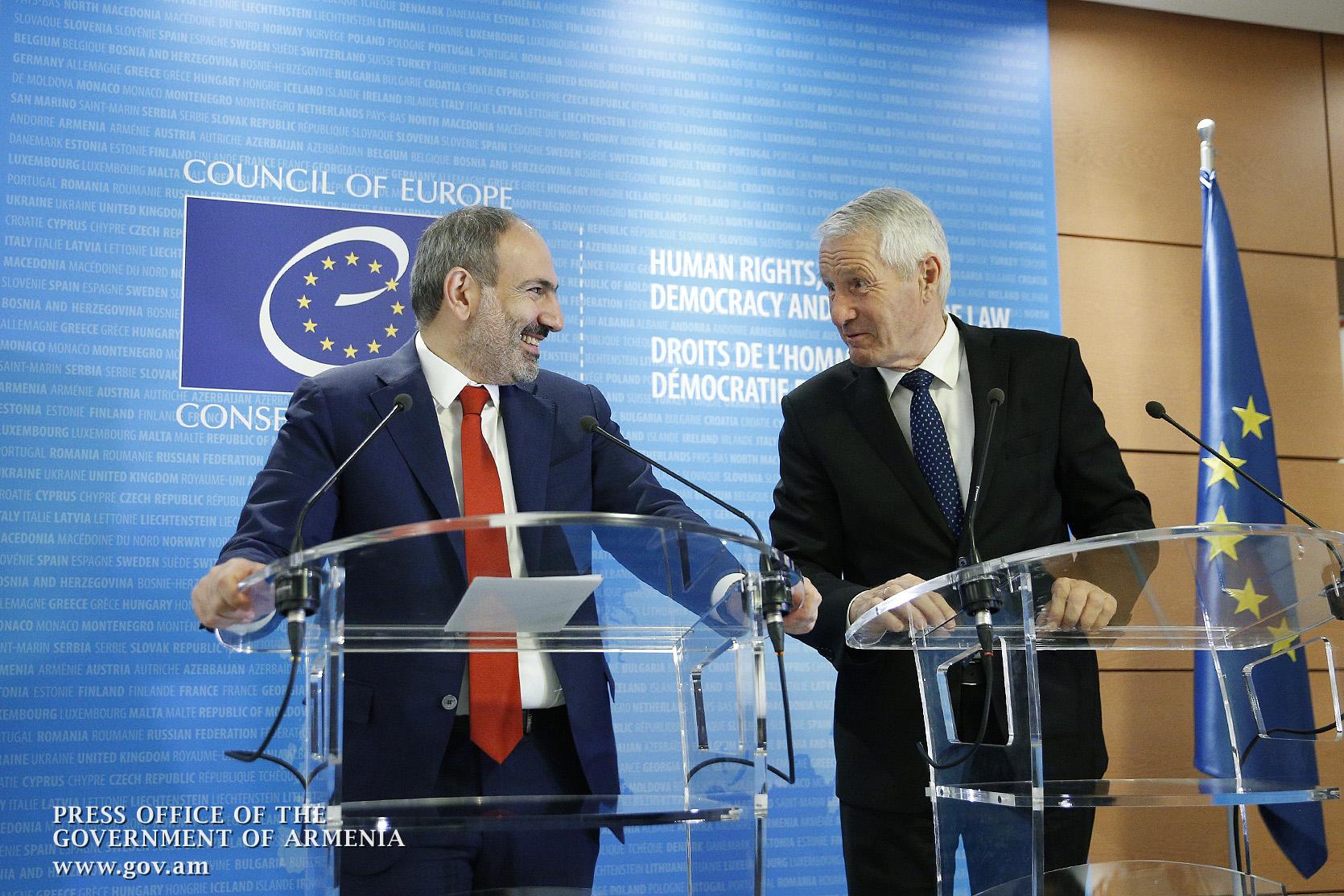 Armenia Will Continue to Work With the Council of Europe and Promote Human Rights