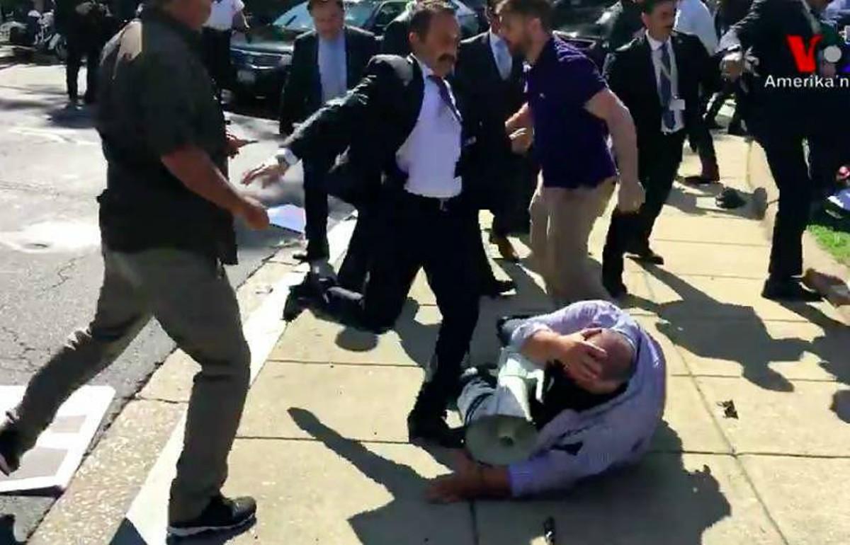 Վաշինգտոնում Թուրքիայի դեսպանի նստավայրի առջև տուժածներից մեկը Քյարամ Սլոյանի հարազատն է