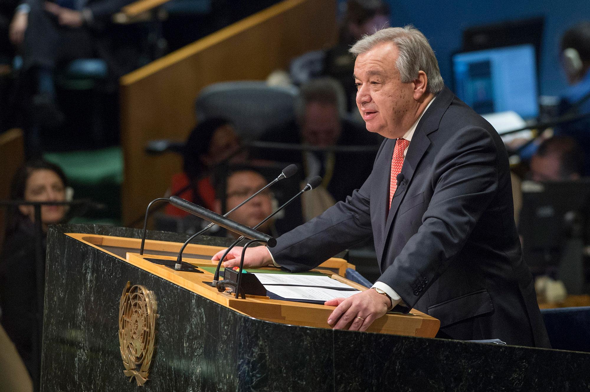 UN Secretary General Calls Armenian Revolution “A Fantastic Example”