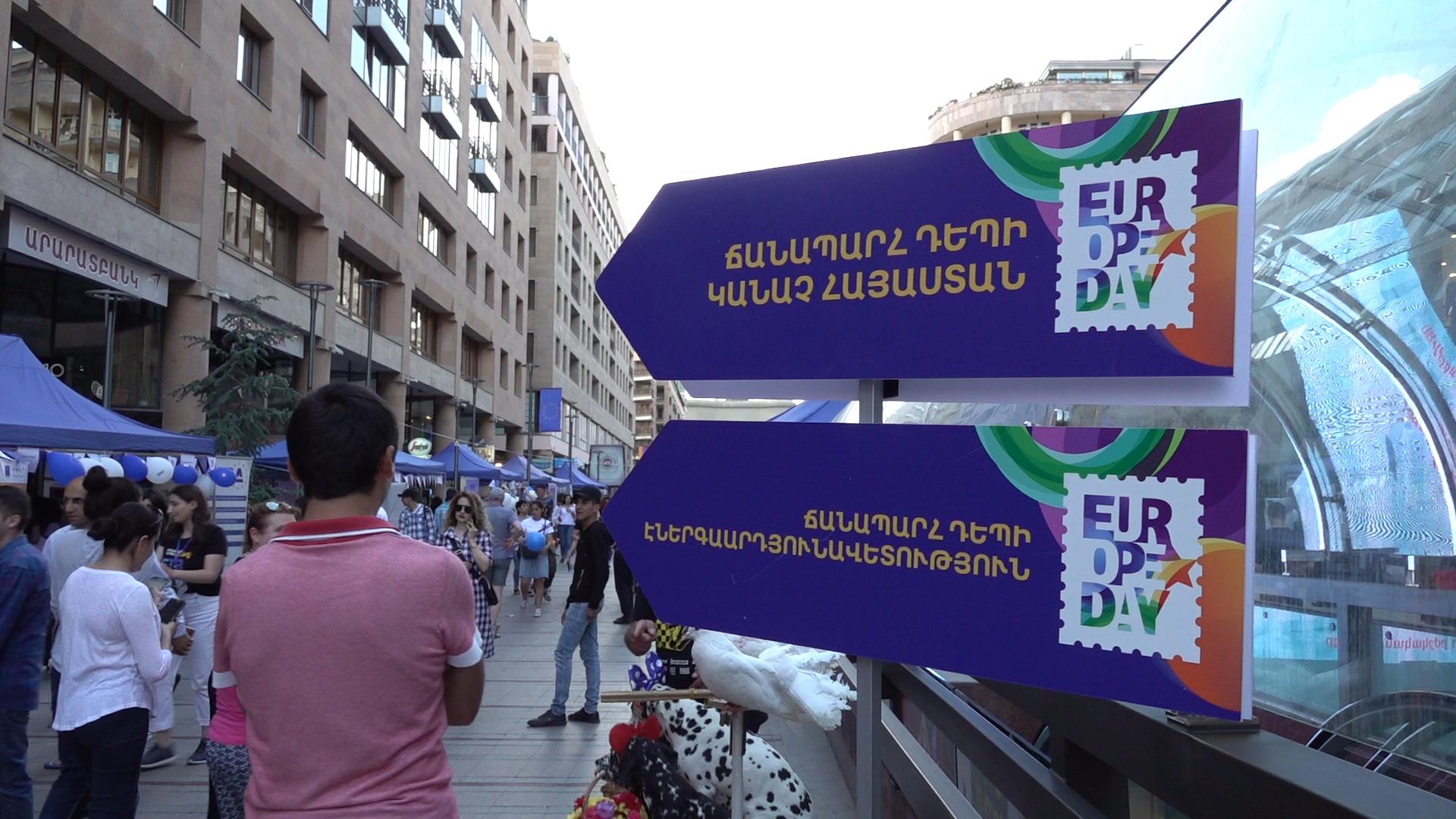 «Հայաստանը՝ ԵՄ մեծ ընտանիքի մի մաս»․ Եվրոպայի օրը Երևանում