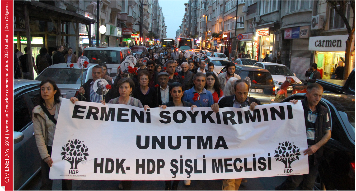 Armenian Genocide Commemoration Event in Sisli, Istanbul