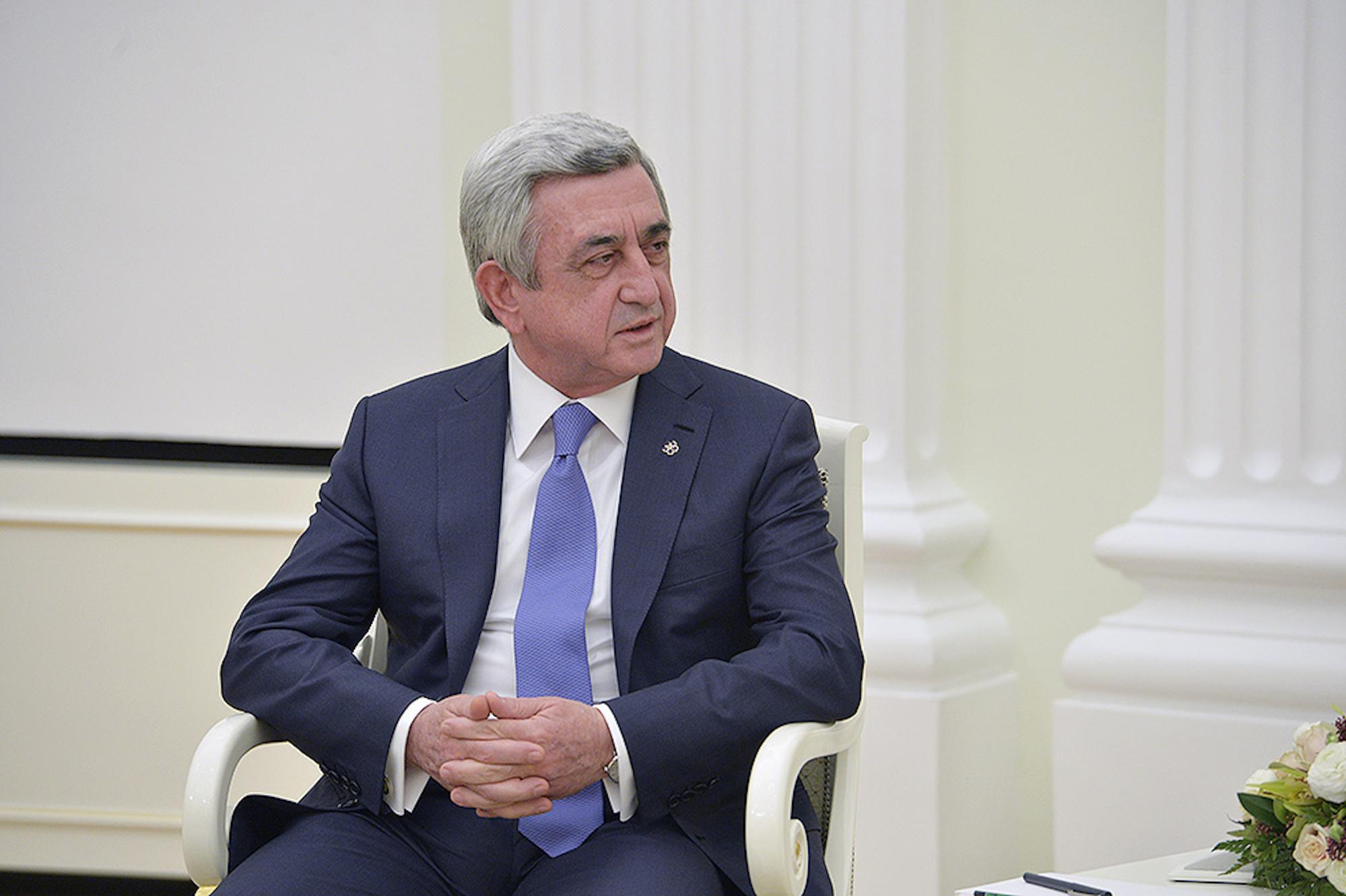Serzh Sargsyan Questioned by Authorities