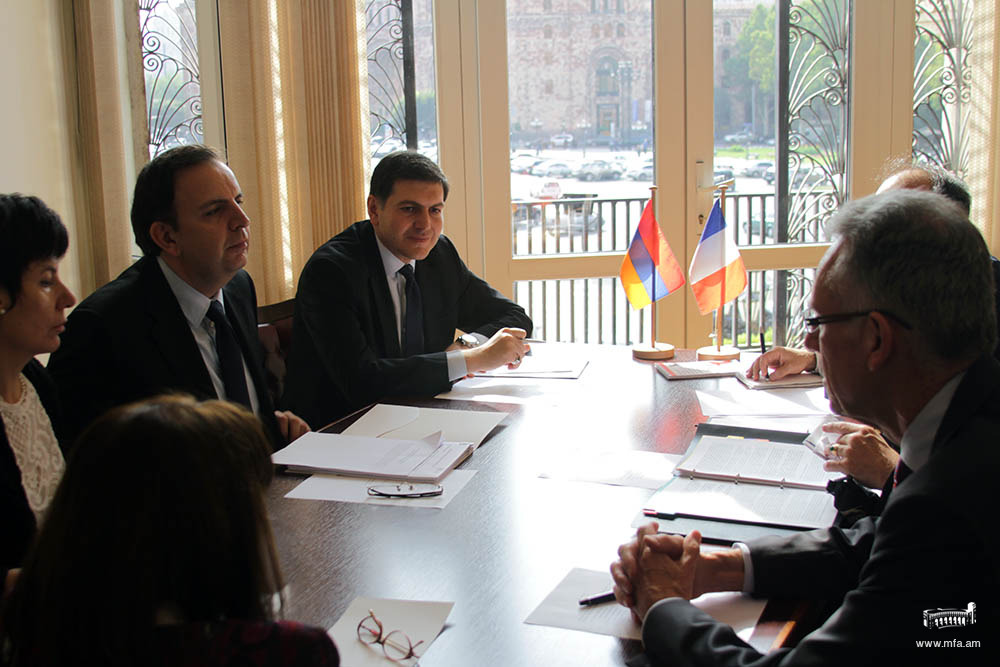 Քաղաքական խորհրդակցություններ՝ Հայաստանի և Ֆրանսիայի ԱԳՆ-ների միջև