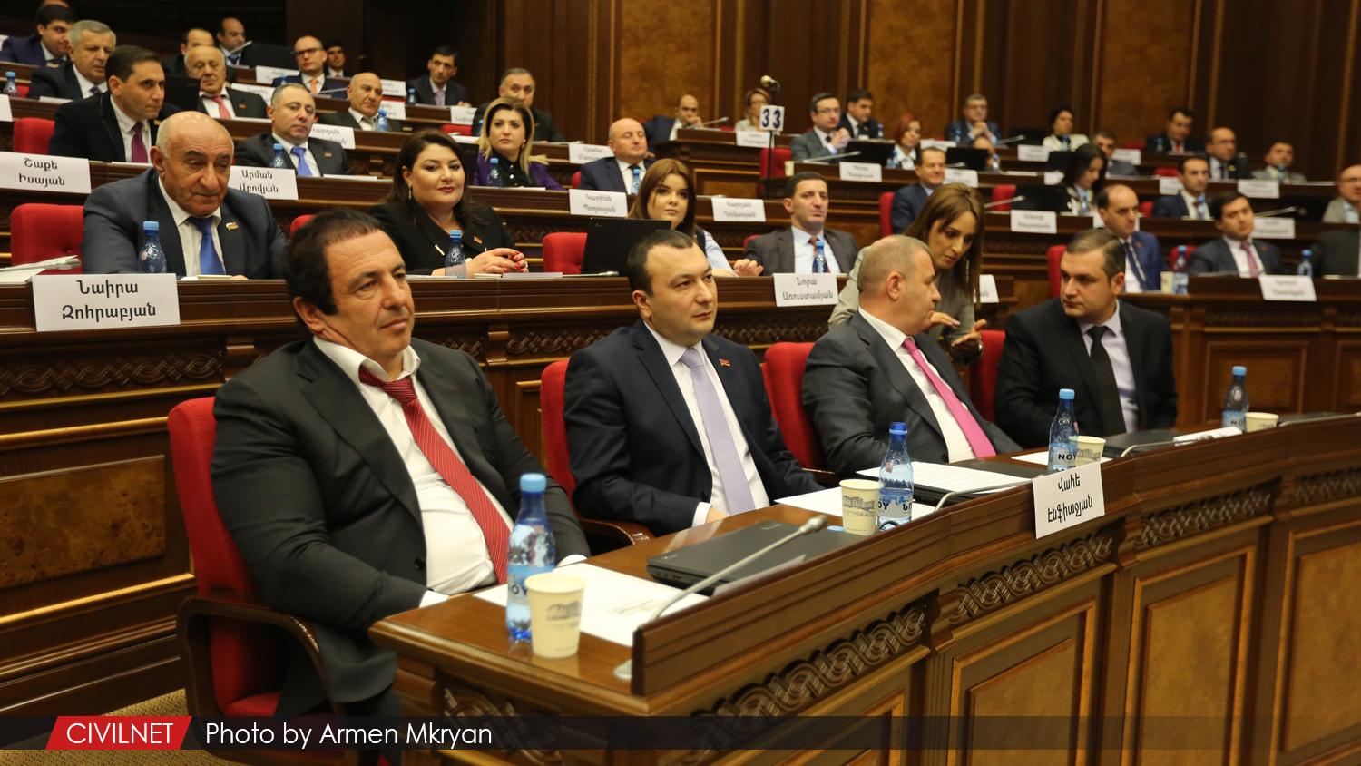 1st Session of Armenia’s New Parliament