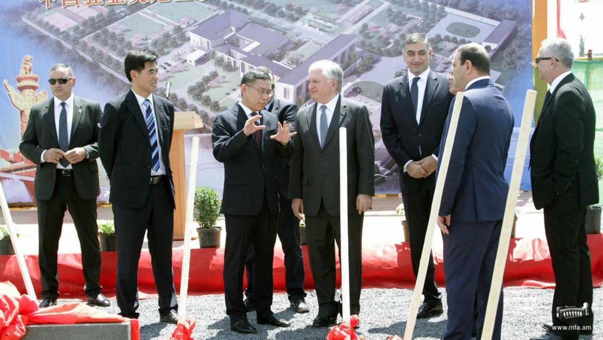 Չինաստանը Երևանում դեսպանության նոր շենք է կառուցում
