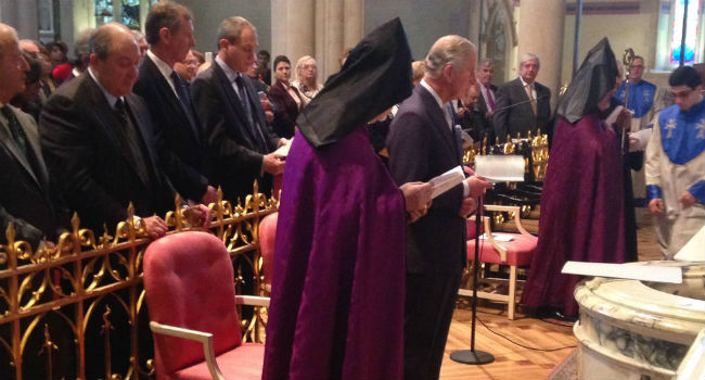 Prince Charles Visits St. Yeghiche Armenian Church in London