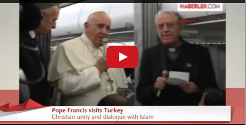 Pope and Putin in Turkey