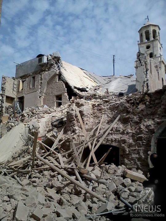 15th Century Forty Martyr’s Armenian Church in Aleppo Destroyed