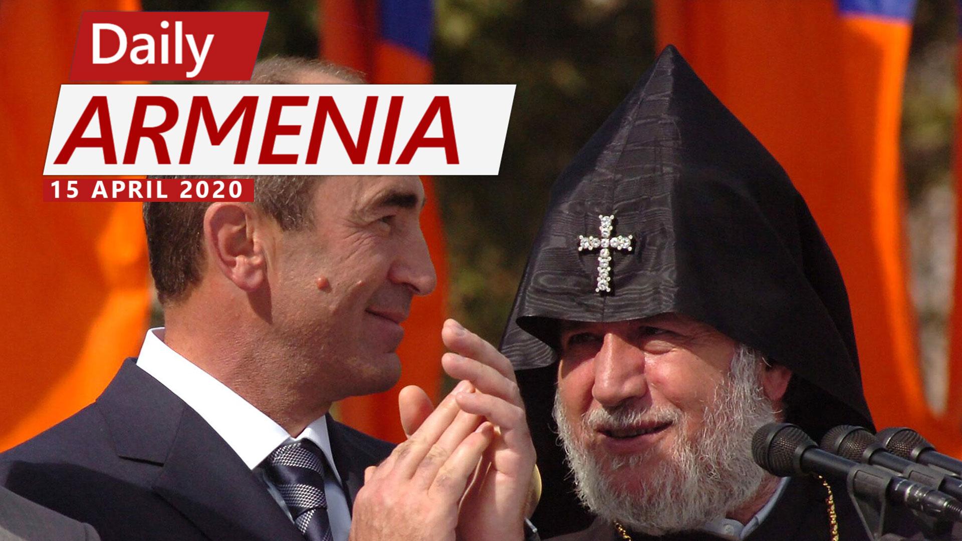 Catholicos Calls for Release of Ex-President Kocharyan