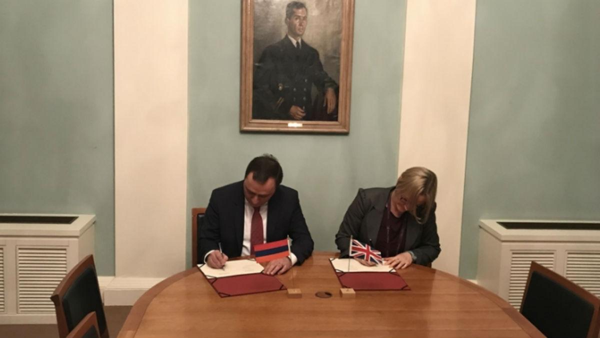 Ստորագրվել է պաշտպանության բնագավառում հայ-բրիտանական համագործակցության 2018-ի ծրագիրը