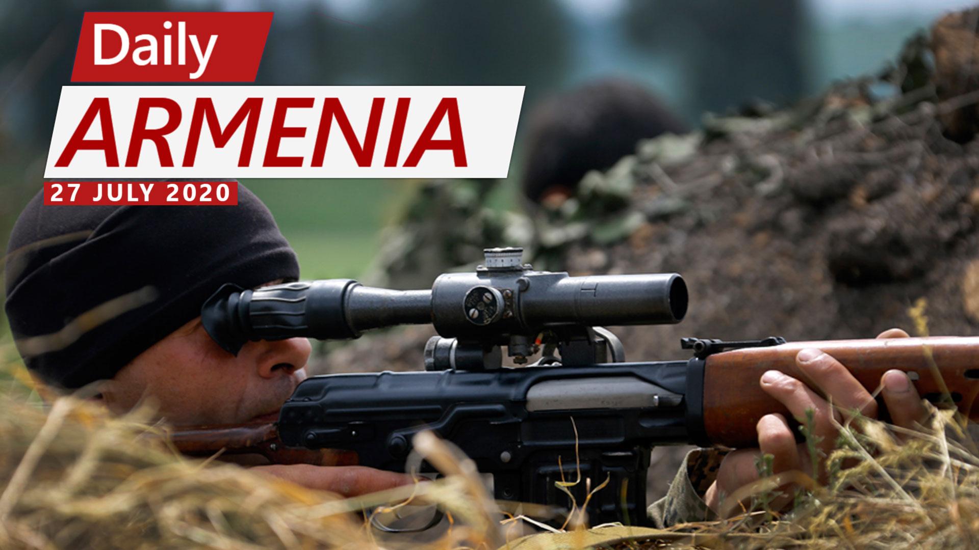 Armenian Serviceman Killed By Sniper Fire