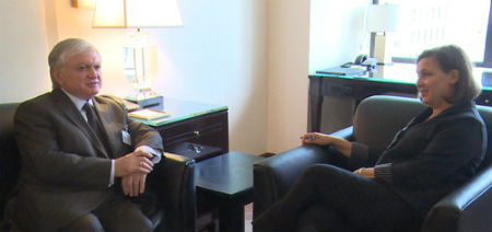Նալբանդյանը հանդիպել է ԵԱՀԿ նախագահի, ԱՄՆ պետքարտուղարի տեղակալի հետ