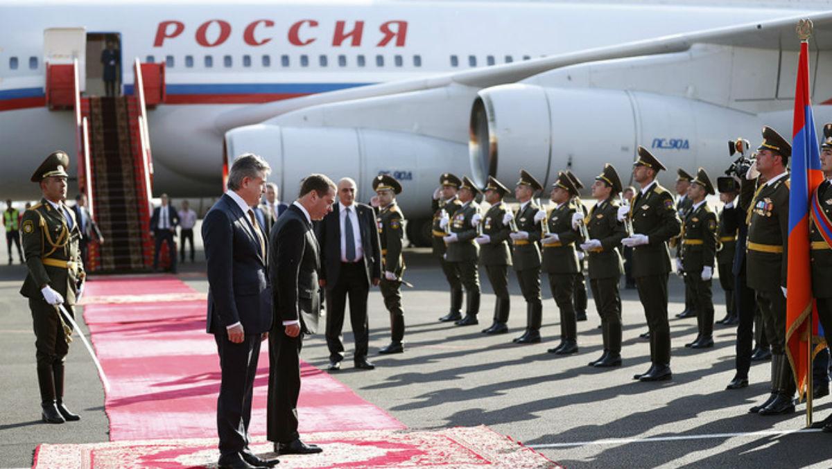 ՌԴ վարչապետը ժամանեց Երևան