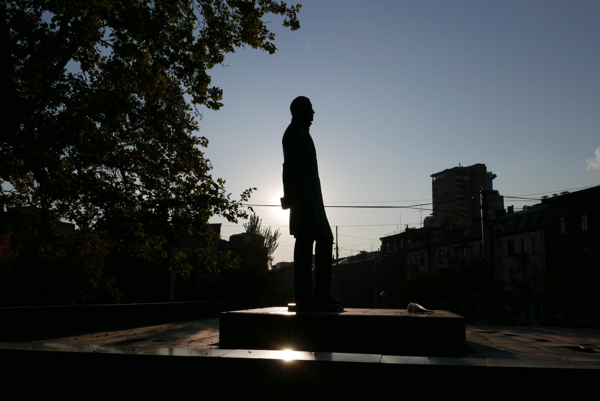 Statue to Noted Russian Diplomat and Poet Griboyedov Vandalized in Yerevan