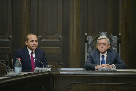 Sargsyan Presents New Prime Minister