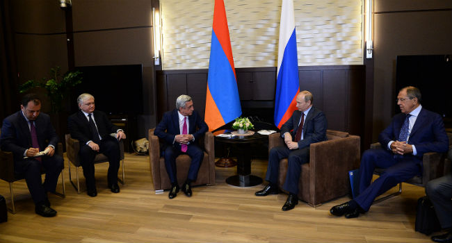 Sargsyan and Putin Meet in Sochi