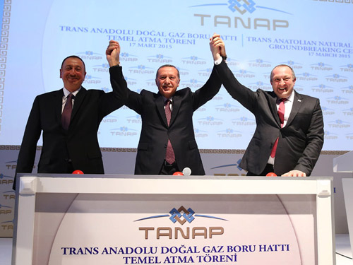 Թուրքիայի, Վրաստանի և Ադրբեջանի ղեկավարները ազդարարել են TANAP գազատարի մեկնարկը