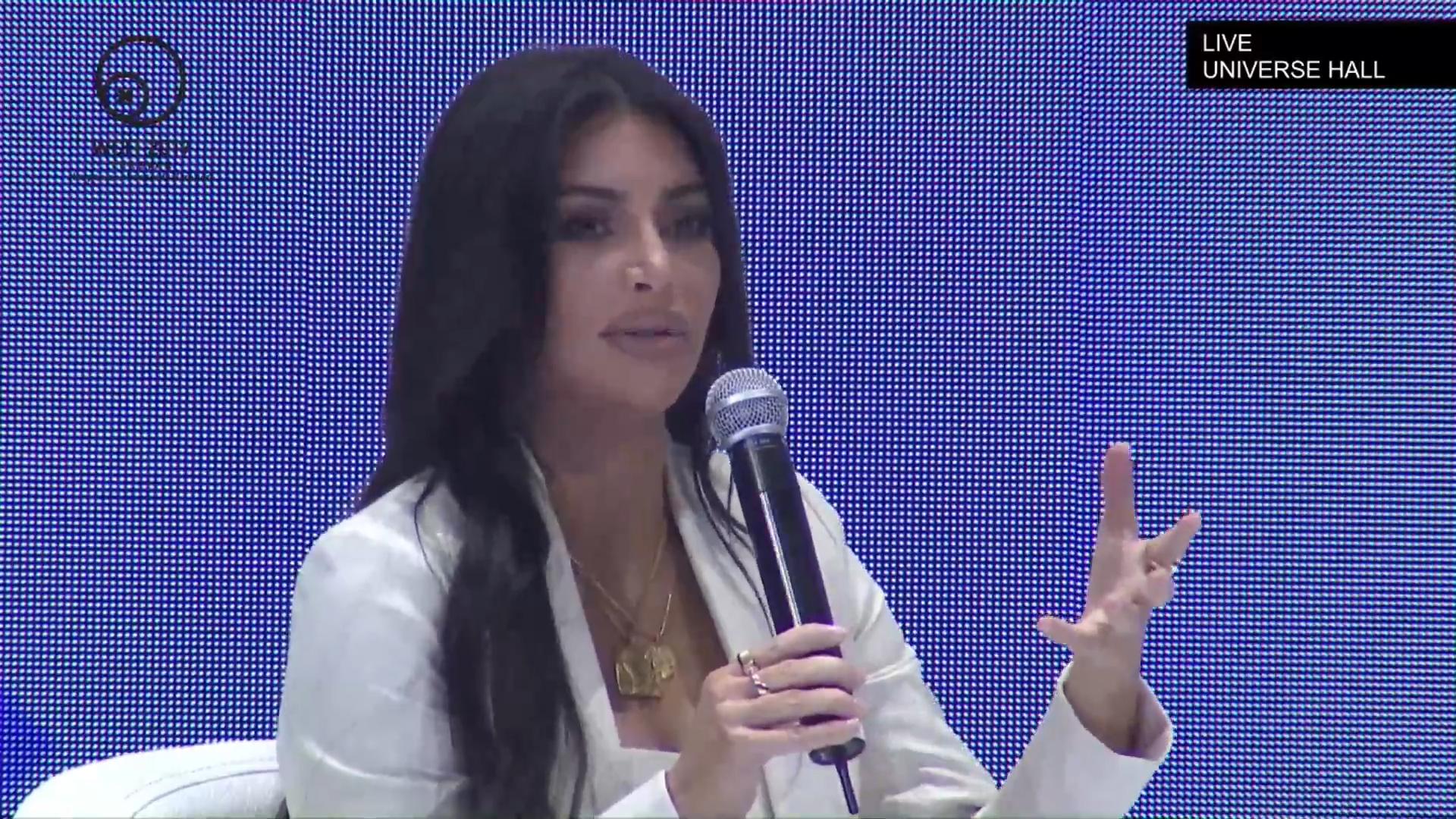 Kim Kardashian speaks at WCIT 2019