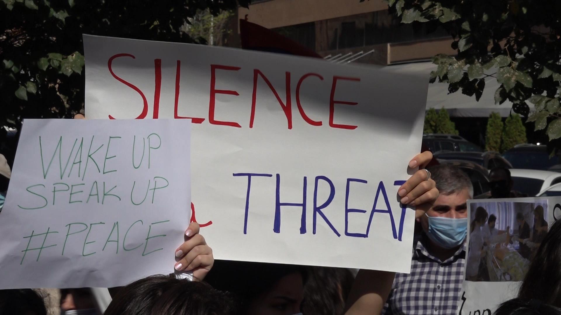Բողոքի ցույց՝ ՄԱԿ-ի հայաստանյան գրասենյակի դիմաց | Armenians Protest in Front of the UN Office in Armenia, Demanding Action Against War Crimes in Karabakh