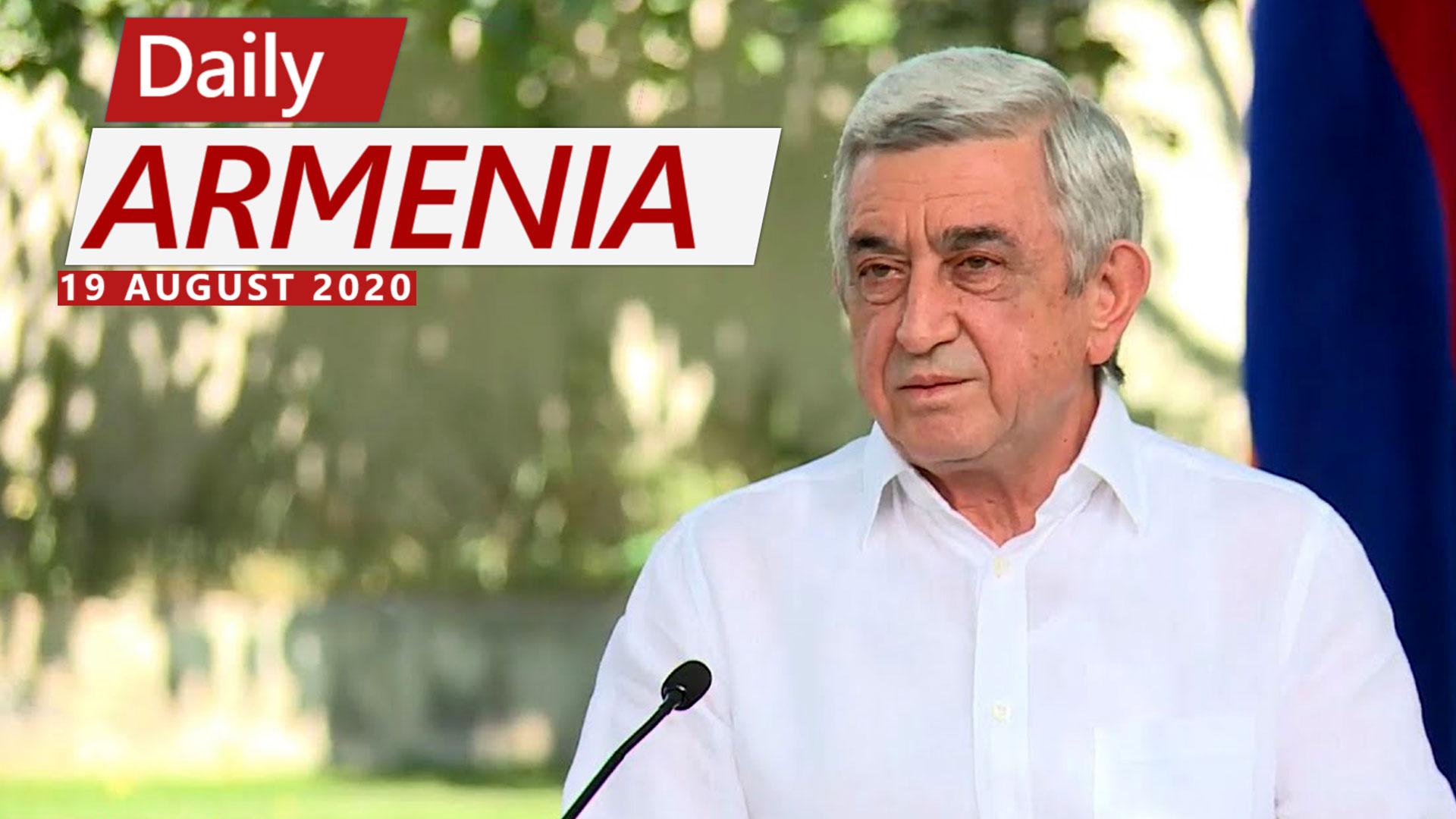 Serzh Sargsyan Holds First Press Conference Since Revolution