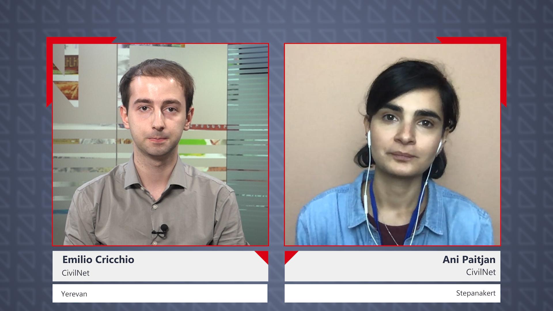 CIVILNET Reporter Recounts Azerbaijani Shelling in Martuni, Karabakh Amid Coverage