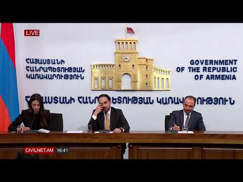 LIVE. Տիգրան Ավինյանի ասուլիսը