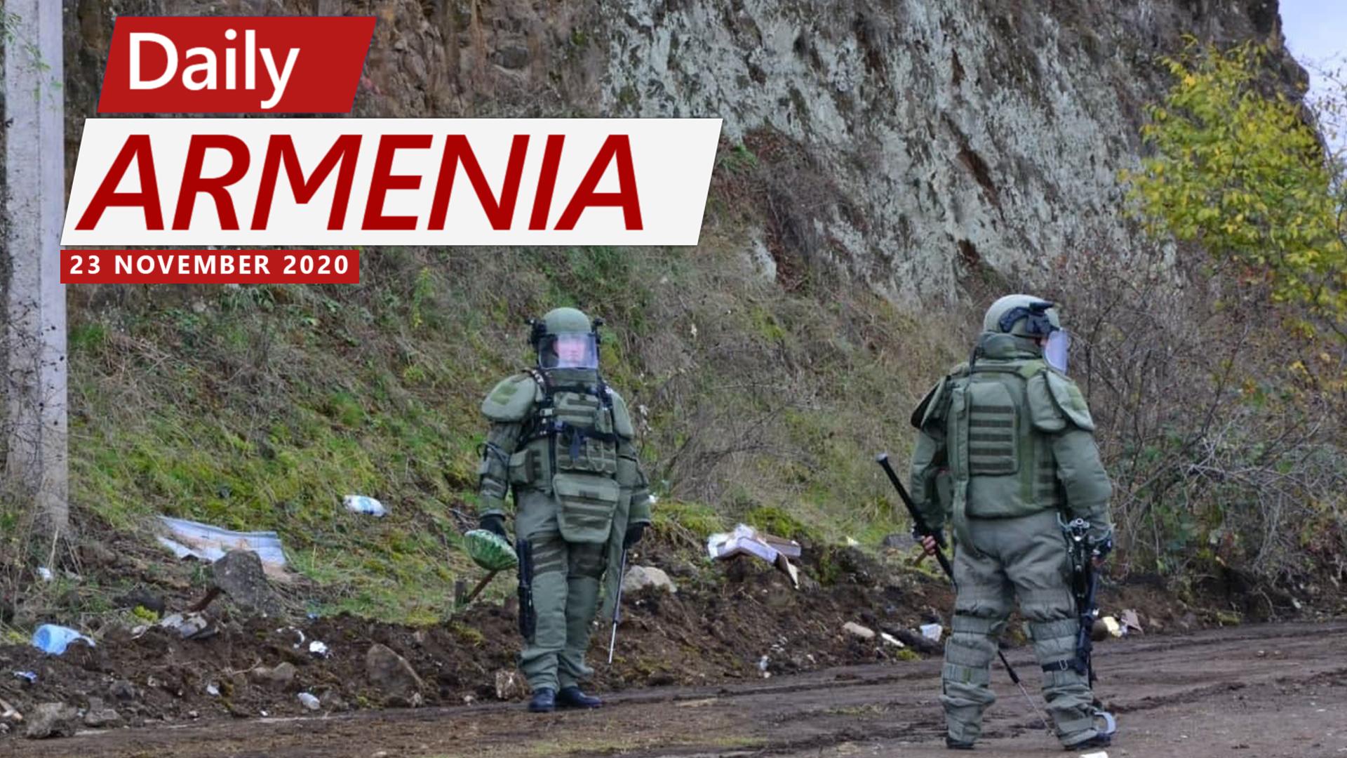 Russian Deminers Are Deployed to Nagorno-Karabakh