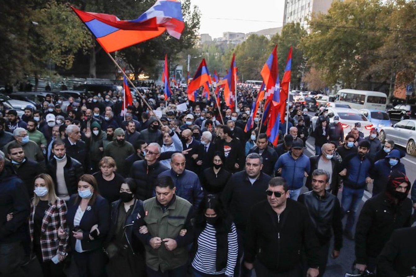 Pashinyan says he won’t step down despite growing protests in Armenia