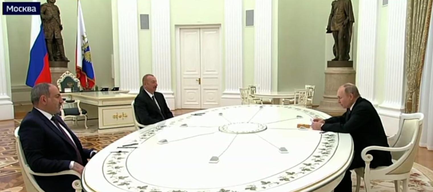 Մեկնարկել է Հայաստանի, Ադրբեջանի և Ռուսաստանի ղեկավարների եռակողմ հանդիպումը