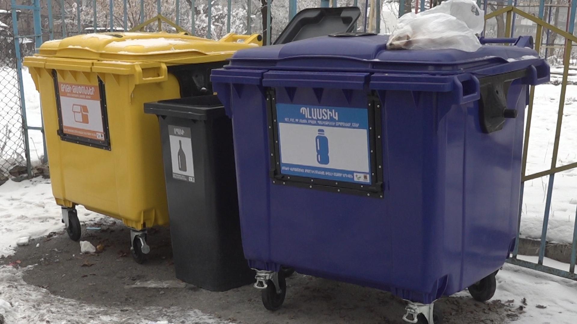 Yerevan Sees Its first set of Recycling Bins, but Not Without Problems