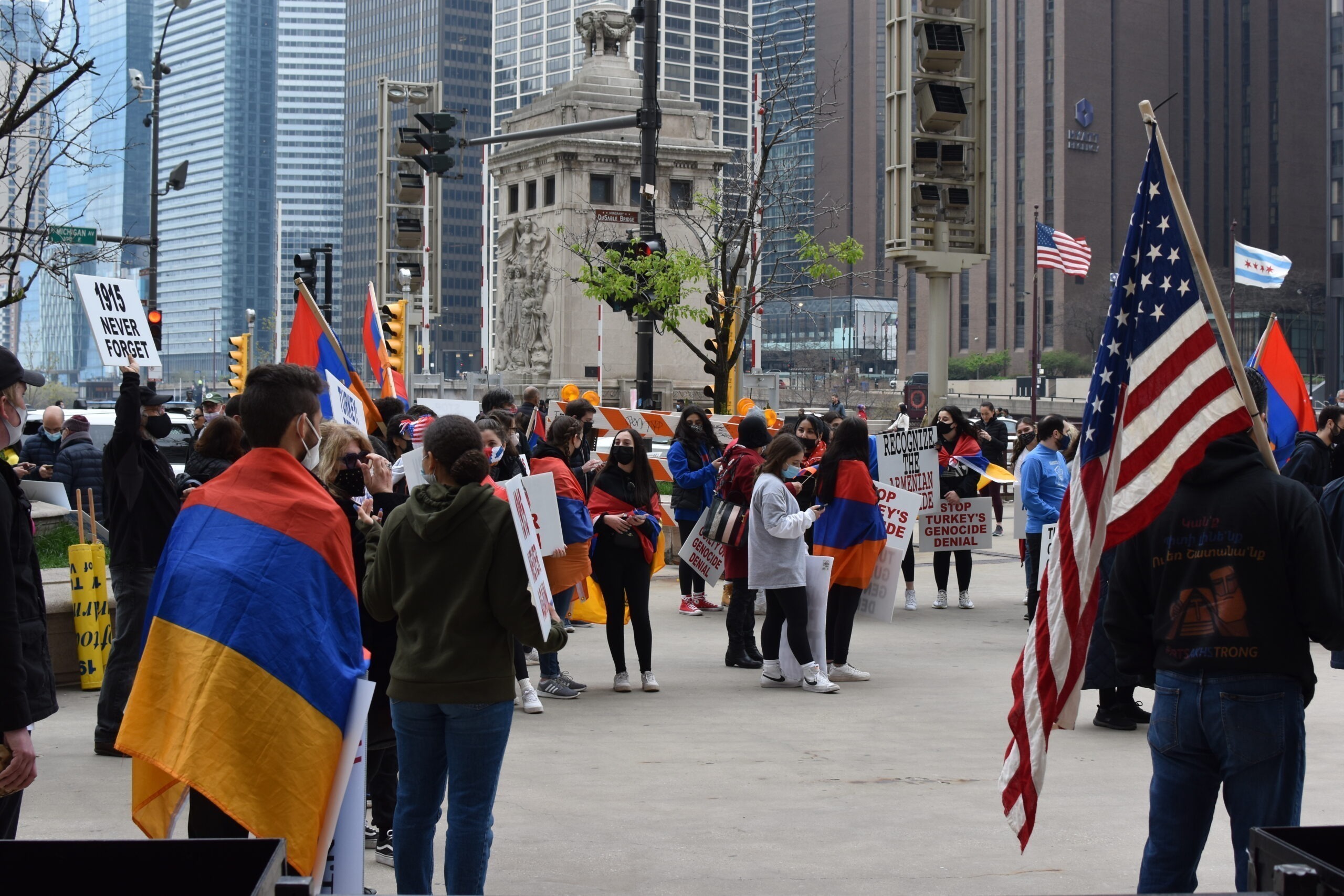 Chicago Armenians Demand Justice as President Biden Recognizes Genocide