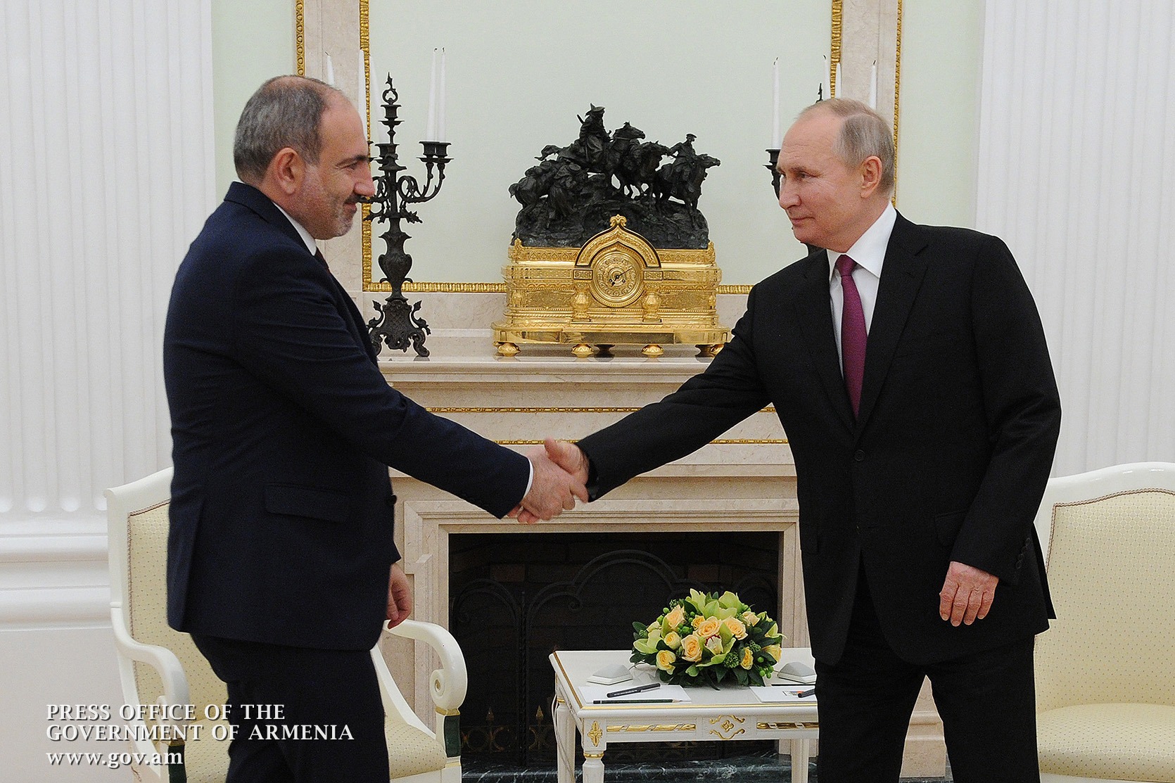 7 апреля состоятся переговоры Путина и Пашиняна