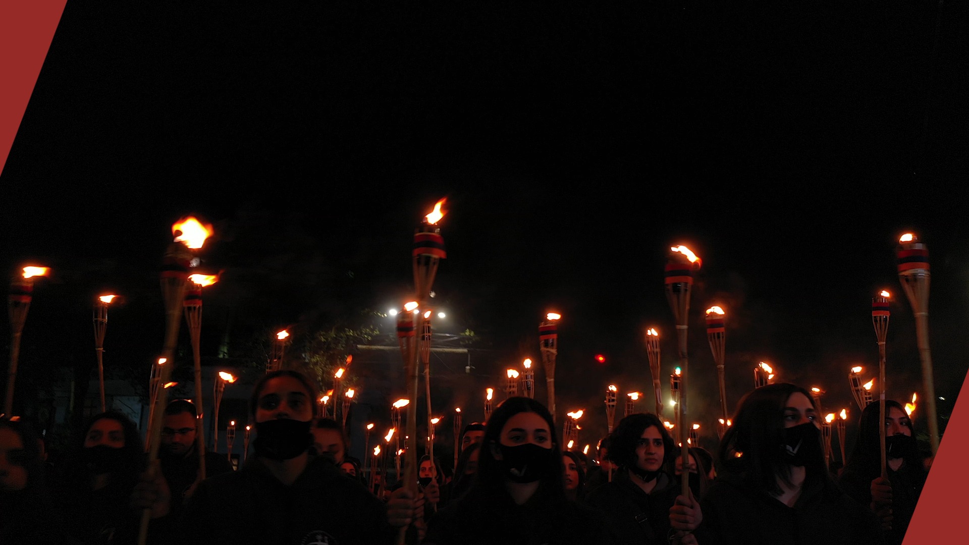 Armenians Hold Torchlit Procession to Genocide Memorial