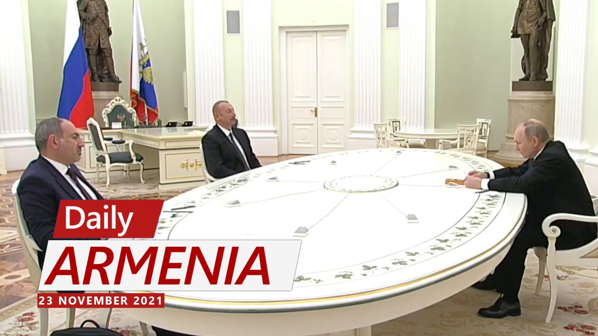 Pashinyan, Aliyev and Putin to meet on November 26 in Sochi, Kremlin announces