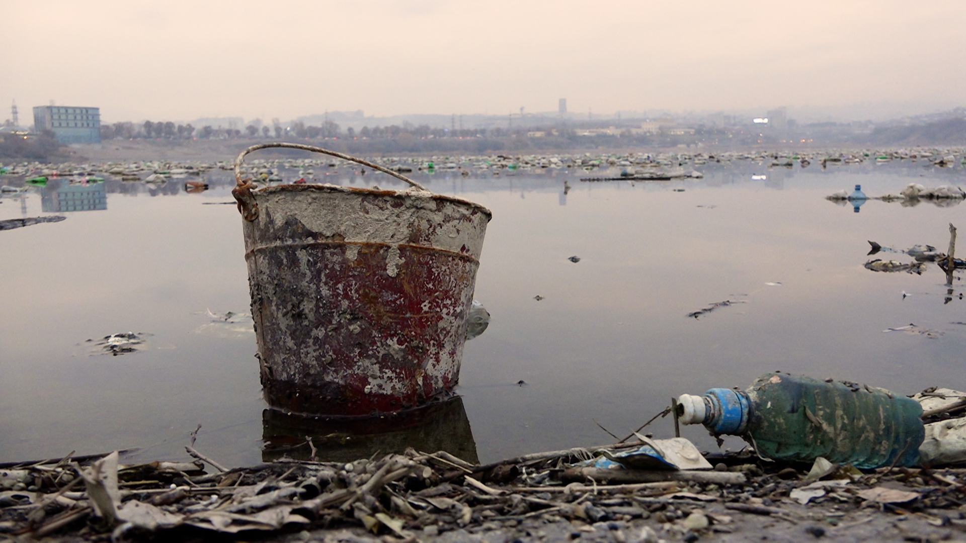 Cleaning up Lake Yerevan