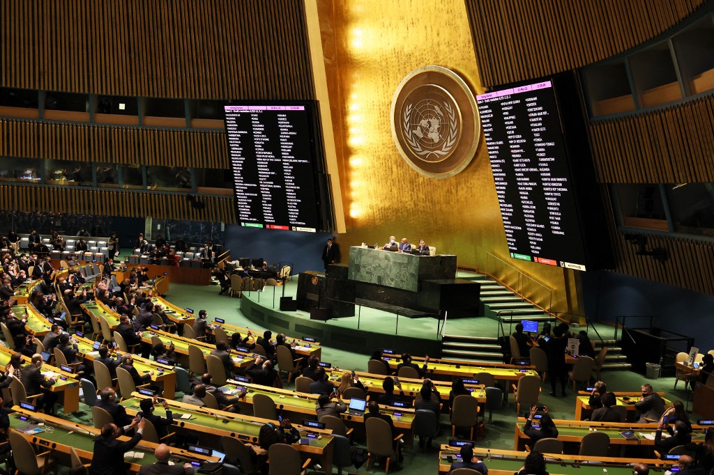 ՄԱԿ-ը Ռուսաստանին դատապարտող բանաձև է ընդունել․ Հայաստանը ձեռնպահ է քվեարկել