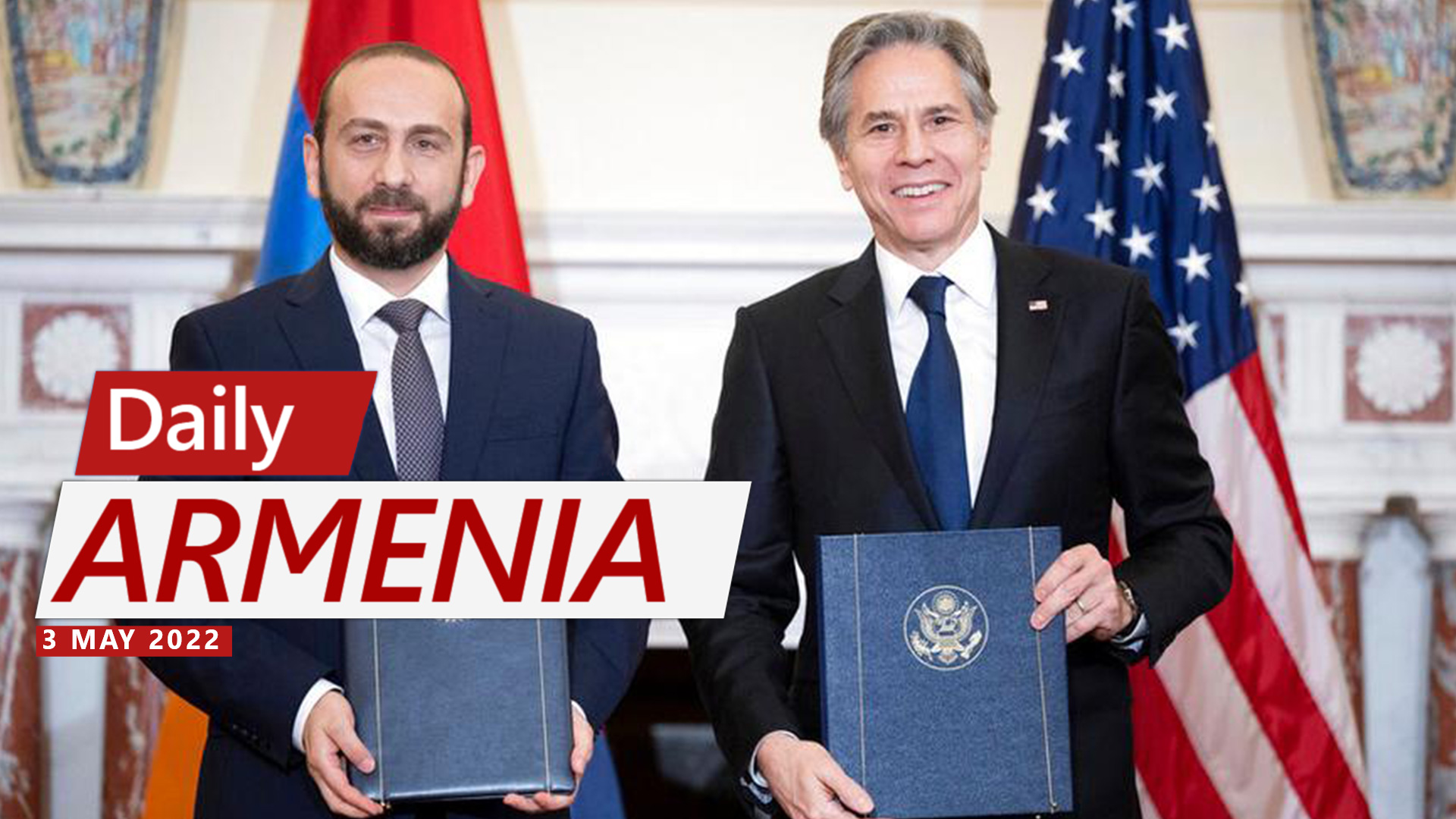 Armenia’s foreign minister meets Blinken in Washington
