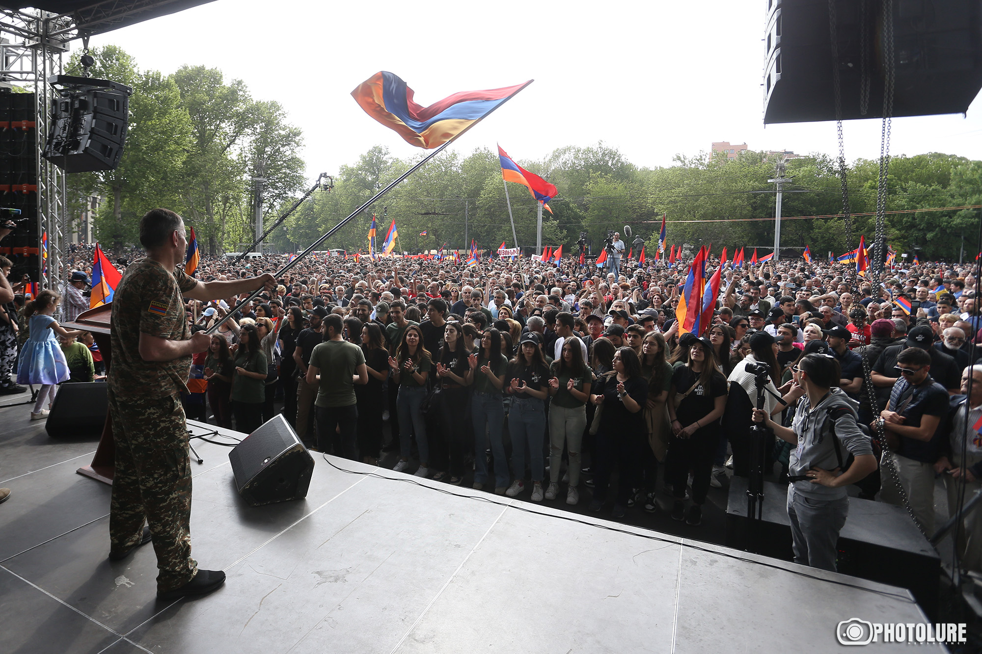 Opposition walks out of parliament as Yerevan protests continue for second week