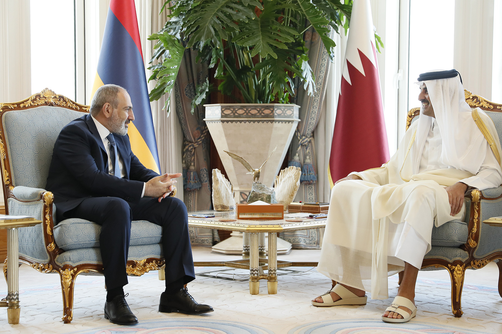 Վարչապետն ու Կատարի էմիրը քննարկել են տնտեսական համագործակցությանը վերաբերող հարցեր