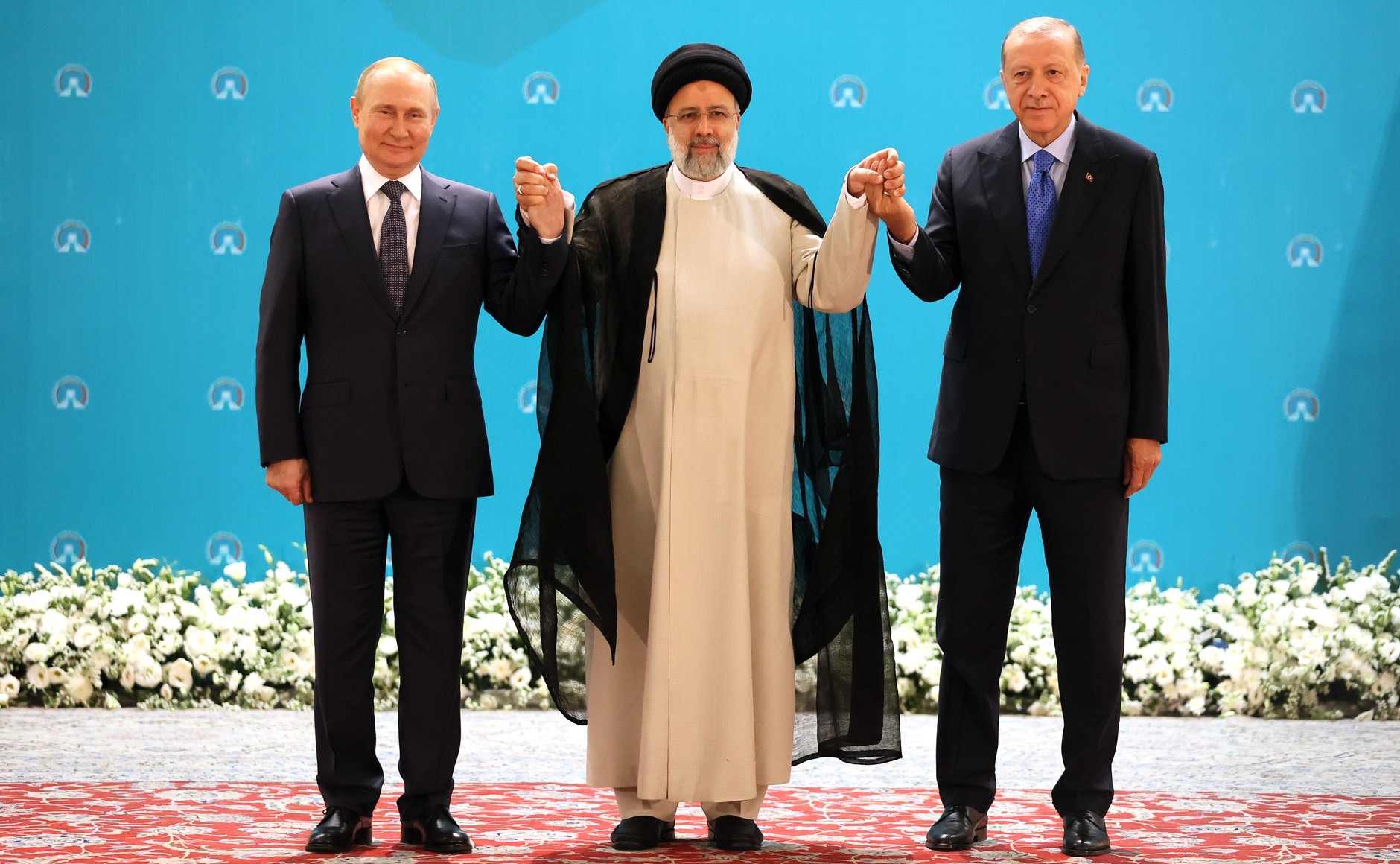 Leaders of Iran, Russia, Turkey talk Karabakh