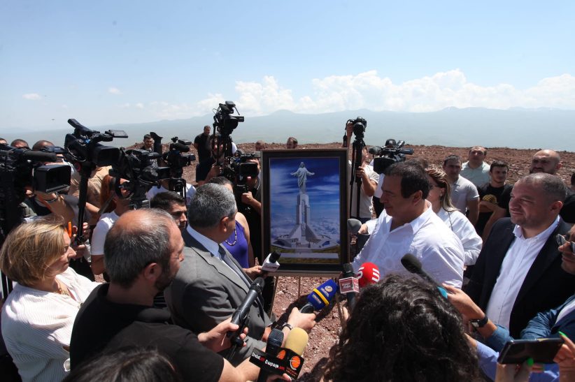 Armenia begins construction on controversial Jesus Christ statue