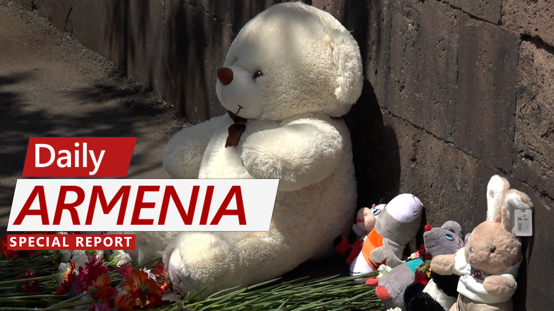 Yerevan residents lay flowers at Surmalu blast site as Armenia mourns victims
