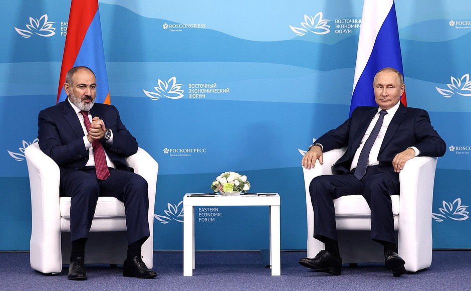 Pashinyan says no reason to fear sanctions on Armenia for Russia ties in Vladivostok
