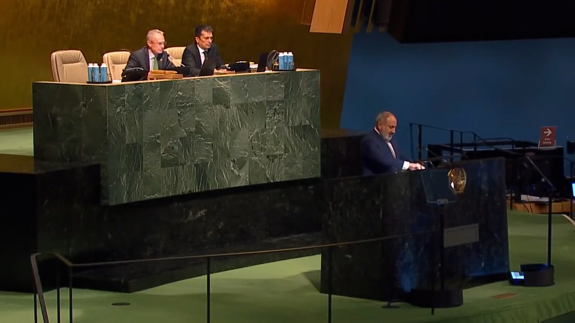 Пашинян в ООН предупредил, что риск новой агрессии Азербайджана очень высок