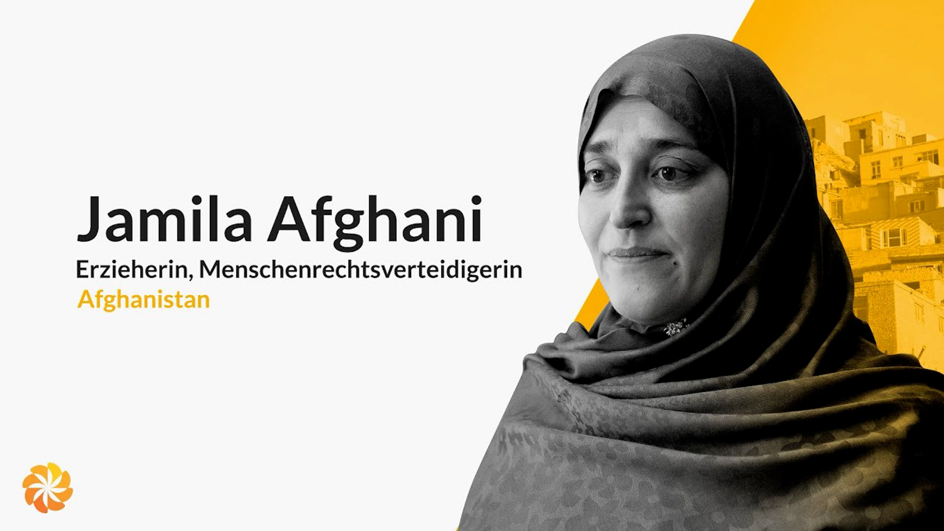 Women’s rights champion Jamila Afghani announced 2022 Aurora Prize winner
