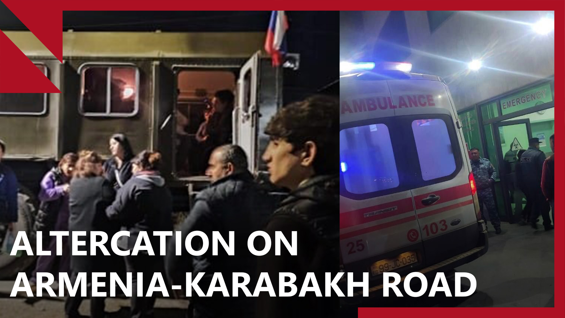 4 Karabakh Armenians hospitalized after Azerbaijanis block convoy to Stepanakert