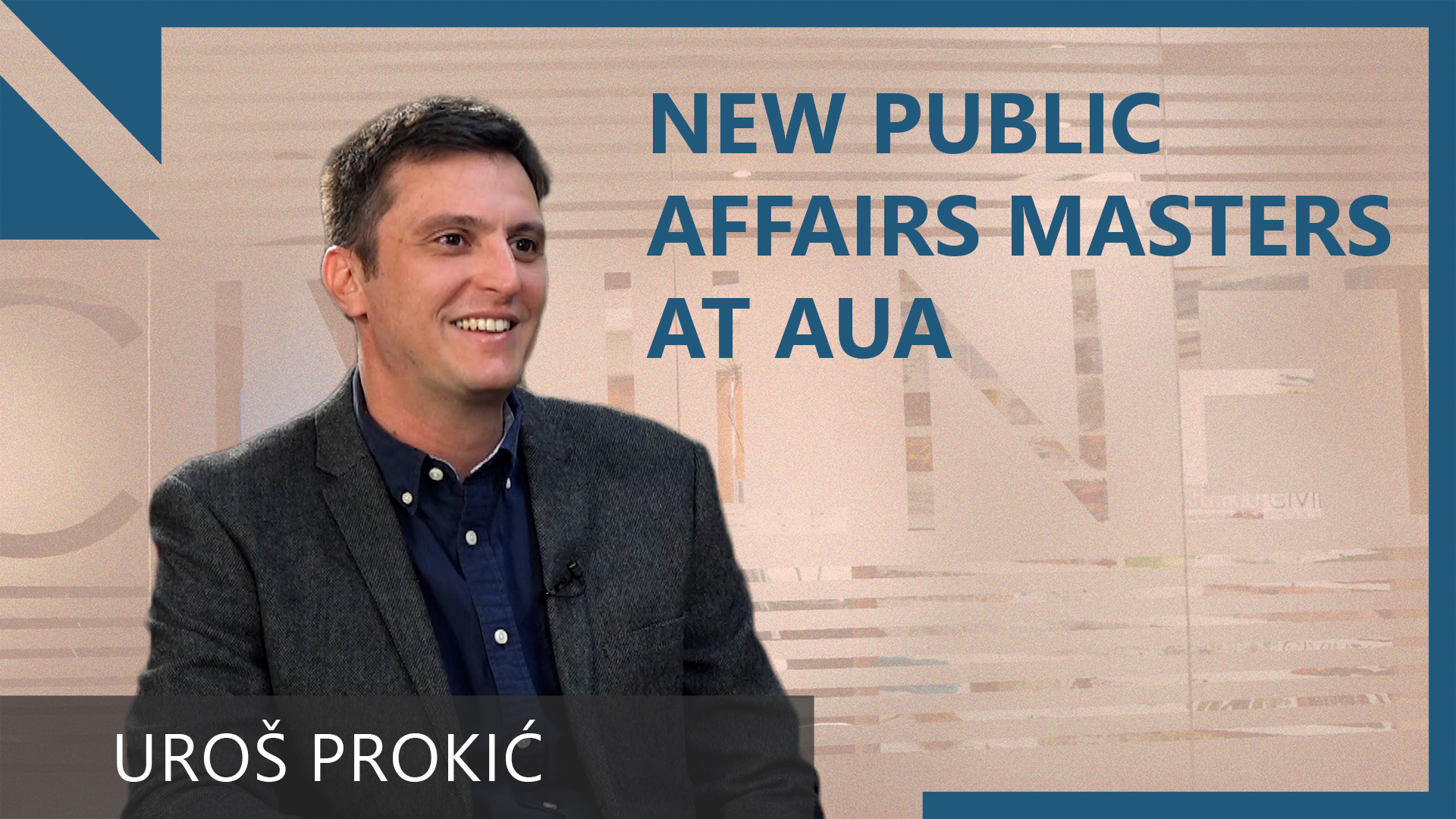 AUA announces new public affairs master’s degree