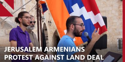 JERUSALEM-ARMENIAN-PROTEST-CONTROVERSIAL-LAND-DEAL